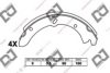 DJ PARTS BS1276 Brake Shoe Set